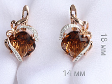 фото Серьги  fallon - (артикул - 18e01725-FF8321)